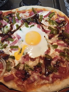 Una foto de Pizza casera
