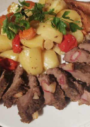 Őz vese pecsenye sütőben recept fotója