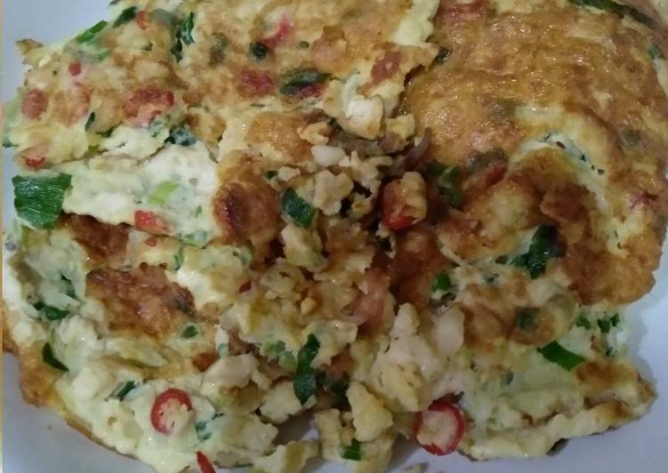 ala memasak DADAR TELOR+TAHU yang puas
