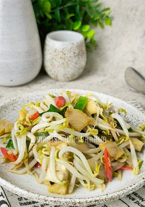 Foto resep Cah Tauge Ikan Asin
