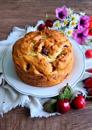Une photo de Fondant aux Cerises et Ricotta !!!