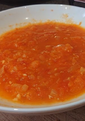 A picture of Chunky Tomato Soup.