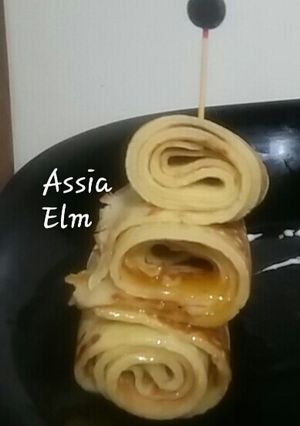 Une photo de Roulé de crêpes