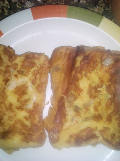 A picture of Bread in egg #paknig.