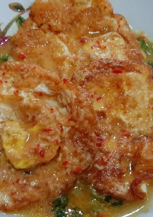 Foto resep Telur Ceplok Kuah Santan