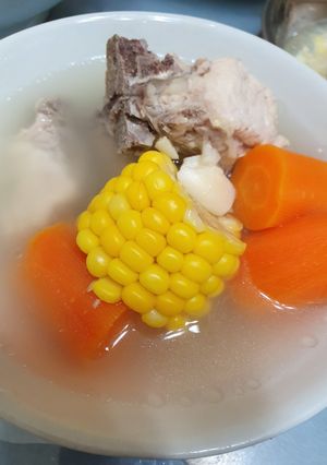 A picture of ABC Soup-with pork rib.