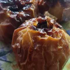 Una foto de Manzana al horno en air fryer