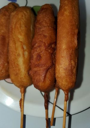 A picture of Corn dog.