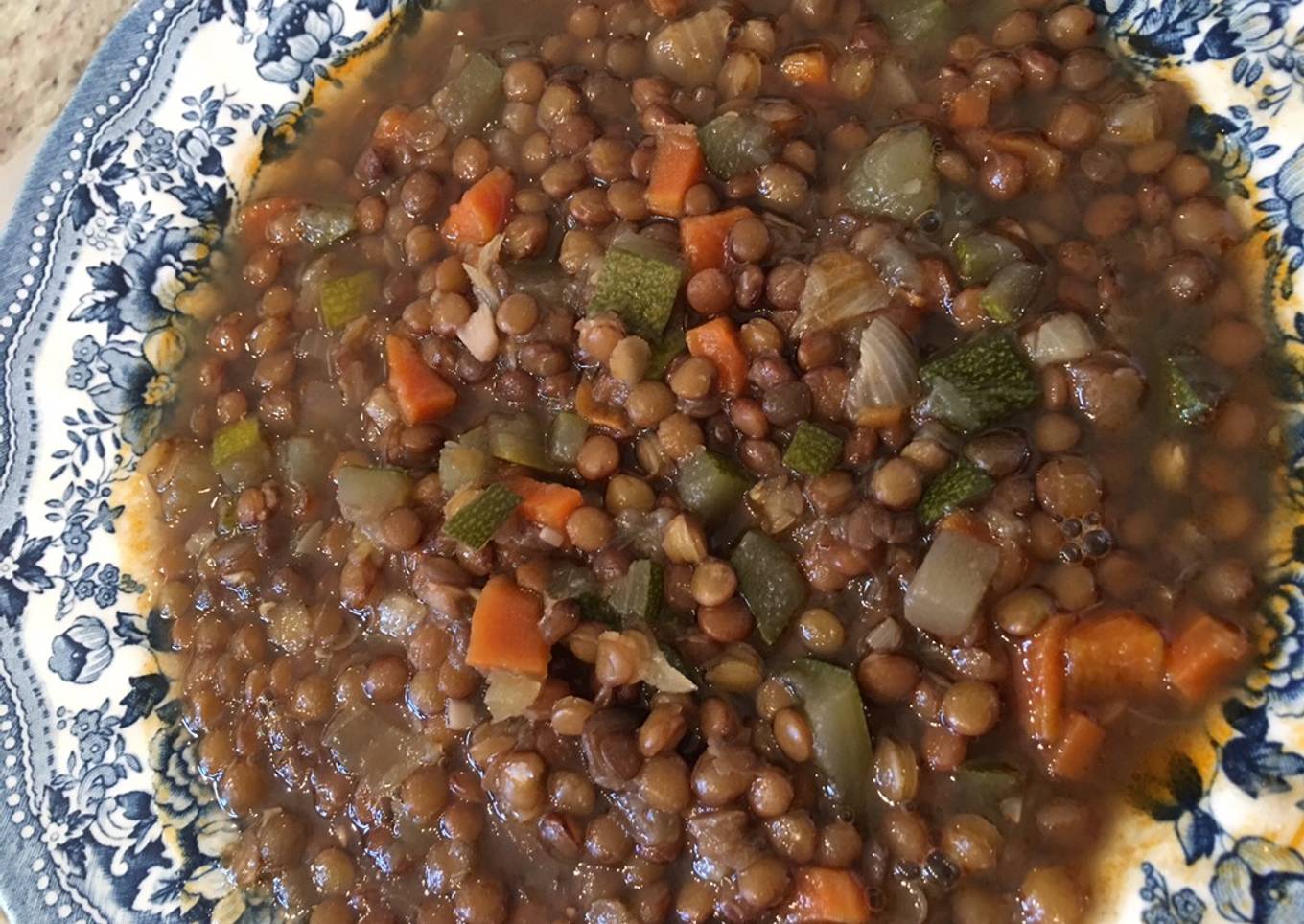 Lentejas con verduras