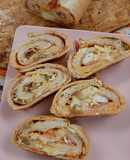 Pizza arrollada