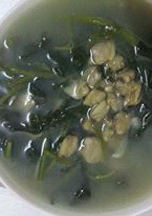 Hình của món Rau muống nấu ngao.