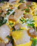 Bột chiên trứng tóp mỡ