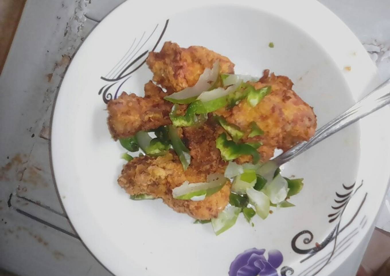 Fried chicken wt breadcrumb