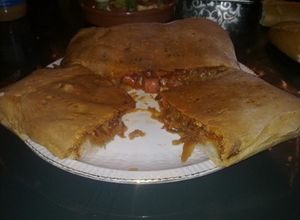 Foto principal de Empanada de col y salchichas alemanas