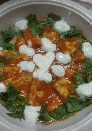 A picture of Kesari Paneer.
