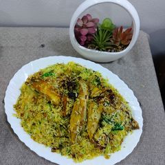 A picture of Chatpati Fish biryani tasty.