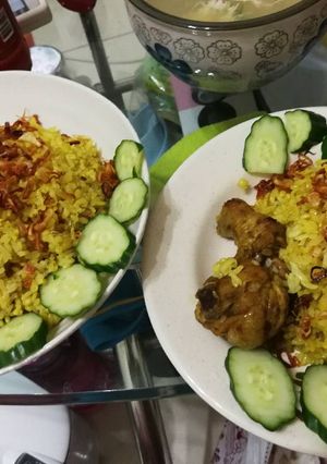 รูปของ ข้าวหมกไก่สูตรเด็กไทยในไต้หวัน