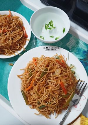 A picture of Veg noodles.