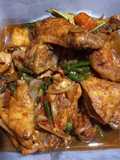 Sayap ayam & tahu kecap cabe ijo