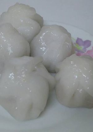 Hình của món Há cảo tôm thịt.