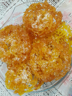 عکسی از دستور زولبیای خیلی راحت و خوشمزه