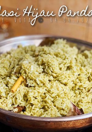 Foto resep Nasi Hijau Pandan
