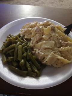 A picture of Creamy Chicken and Noodles.