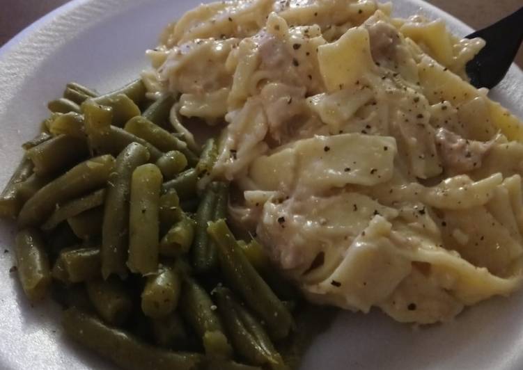 Simple Way to Make Homemade Creamy Chicken and Noodles