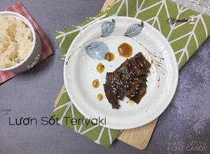 Hình của món Lươn Sốt Teriyaki cho bé.