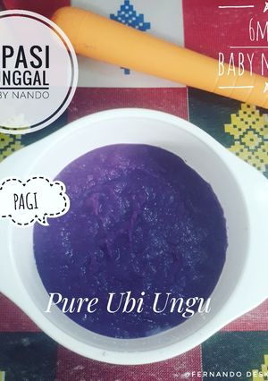 Foto resep Mpasi Tunggal "Pure Ubi Ungu"