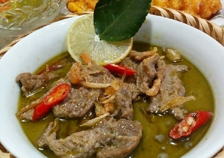 Resep Beef Green Curry, Enak