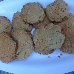 Peanut butter cookies A picture of Peanut butter cookies.