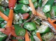 Gambar okra teri