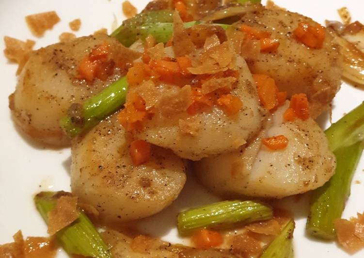 YUK DICOBA! Resep Rahasia Simple pan-seared scallop