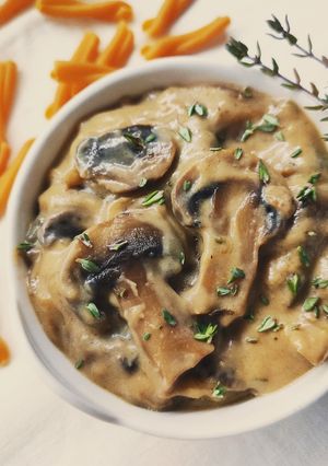 Foto di Salsa di porcini e champignon al miso