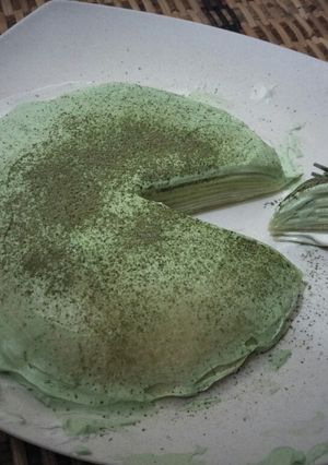 Foto resep Matcha Mile Crepes