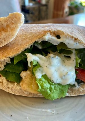 Pita kenyér 🫓 Gyroshoz 🥙 recept fotója