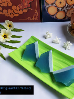 Foto resep Puding Santan Telang