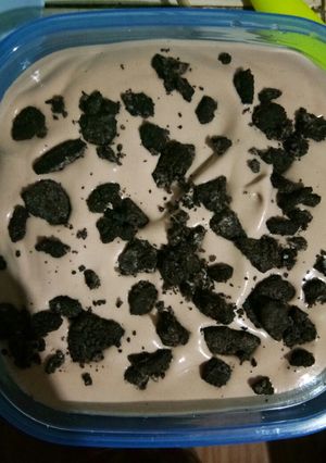 Foto resep Es Krim Coklat Oreo
