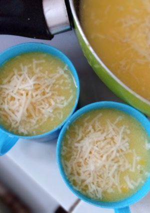 Foto resep Bubur Jagung Full Keju
