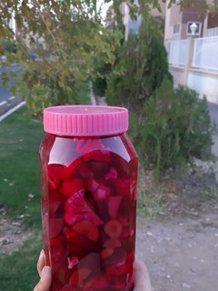 عکسی از دستور ترشی گل کلم با لبو