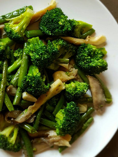 Una foto de Verduras salteadas