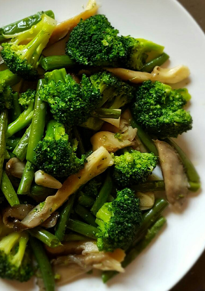 Una foto de Verduras salteadas