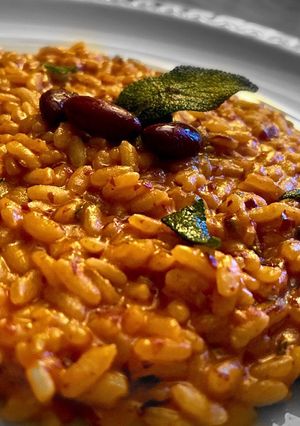 Foto di Risotto ai fagioli e erba salvia 🌿