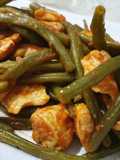 Fagiolini in umido con bocconcini di pollo