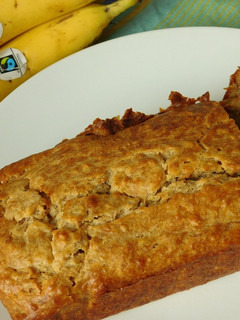 A picture of Banana and oat bread.