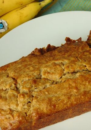 A picture of Banana and oat bread.