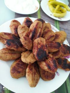 صورة لوصفة كبة مشوية على الفحم