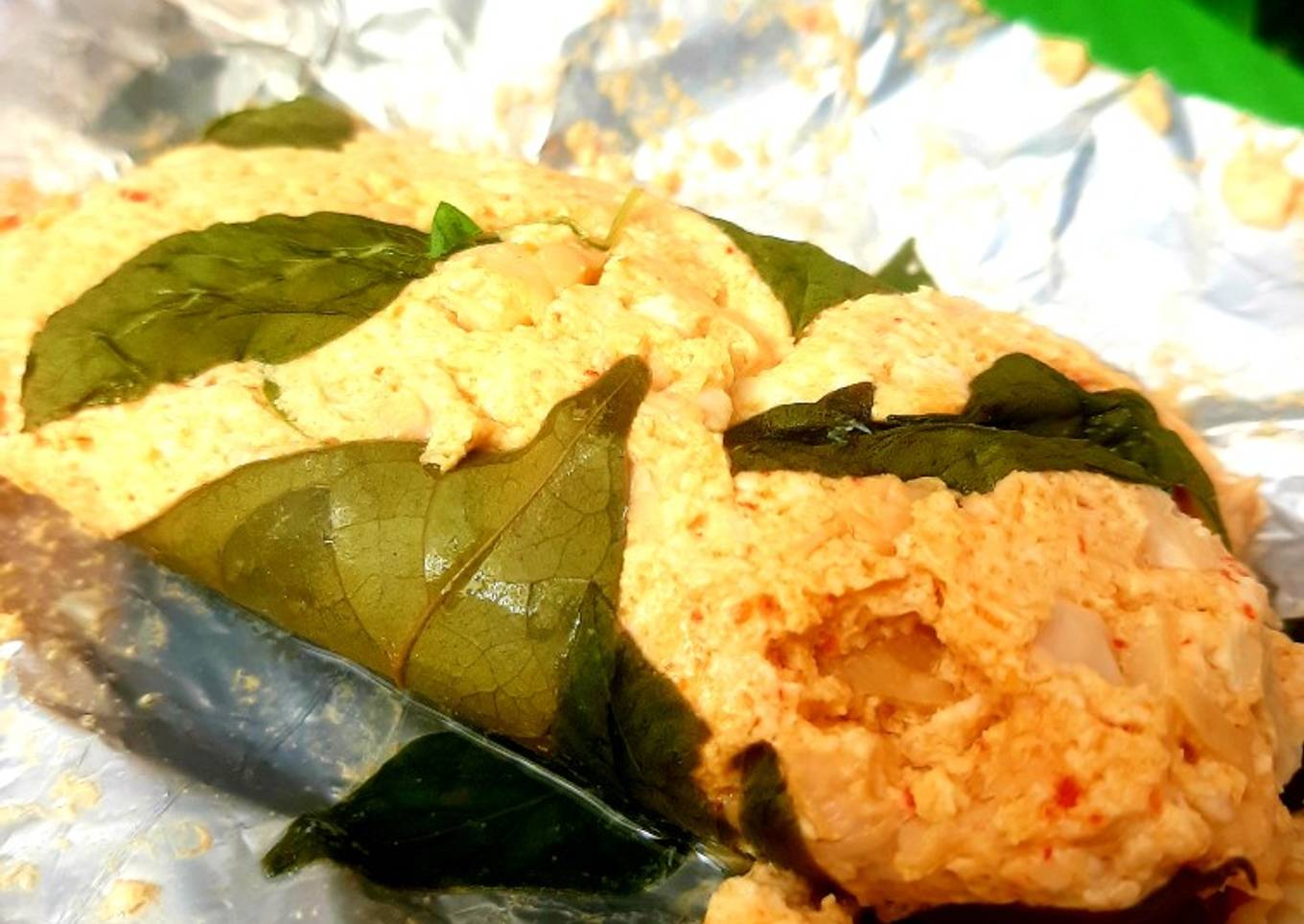 Pepes Tahu Jamur Kemangi