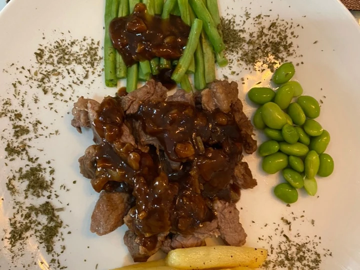 Cara Mudah Menyiapkan Resep Bistik daging sapi simple yang Sempurna